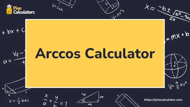 Arccos Calculator with Steps