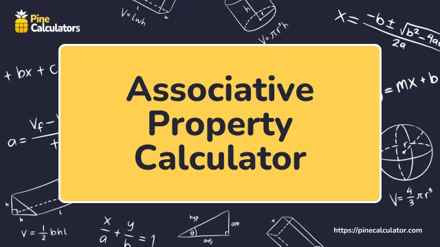 Associative Property Calculator with steps