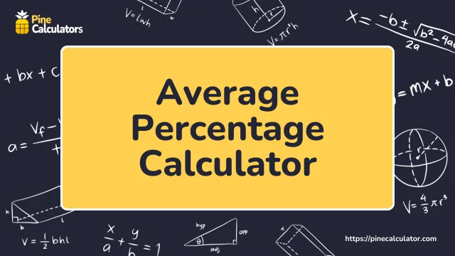average percentage calculator with steps