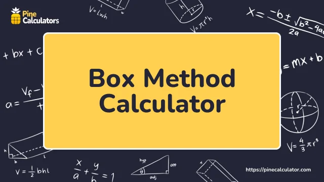 box method calculator with steps