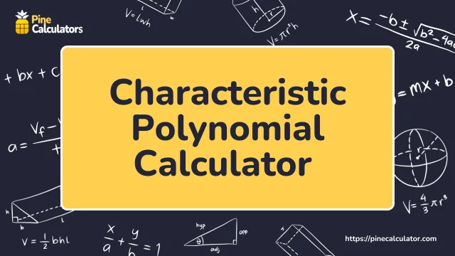 Characteristic Polynomial Calculator with steps