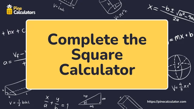 complete the square calculator with steps