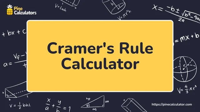 Cramer’s Rule Calculator with Steps