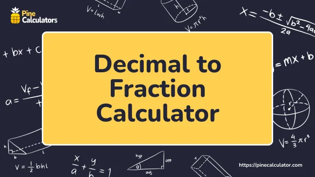 Decimal to Fraction Calculator with steps