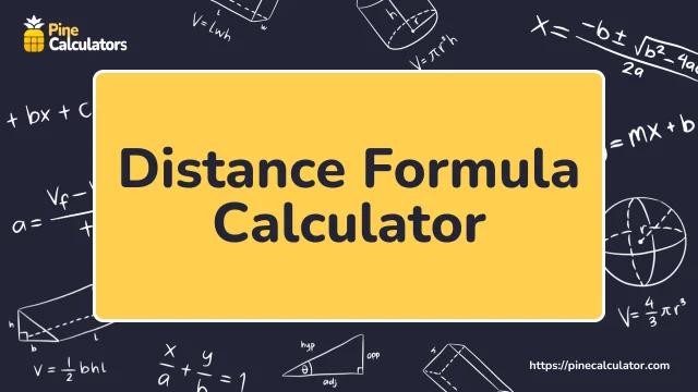 Distance Formula Calculator