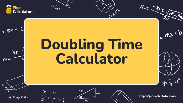 doubling time calculator with steps