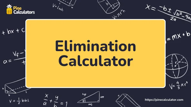 elimination calculator with steps