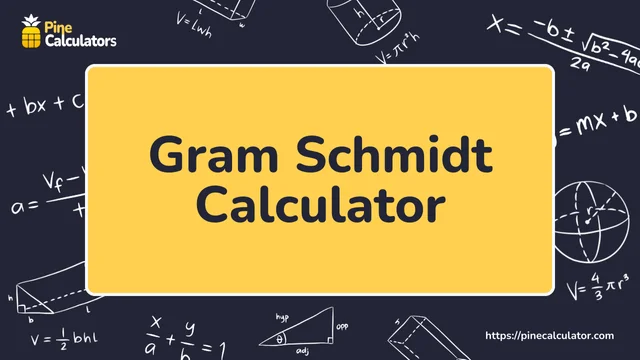 Gram Schmidt Calculator with Steps