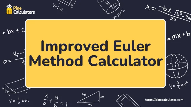 Improved Euler Method Calculator with Steps