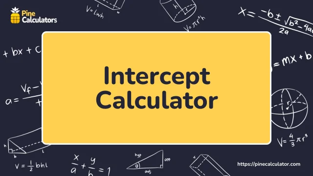 Intercept Calculator with Steps