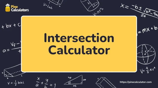 Intersection calculator with steps