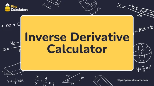 Inverse Derivative Calculator with Steps