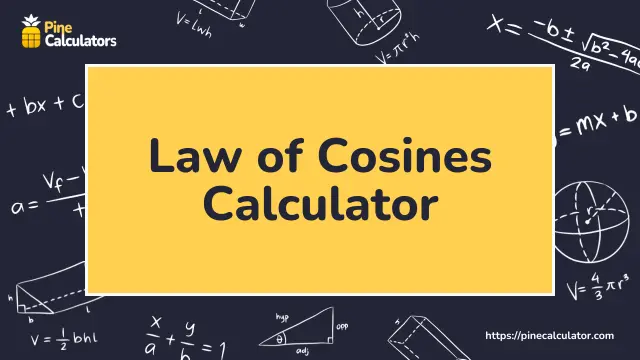 Law of Cosines Calculator