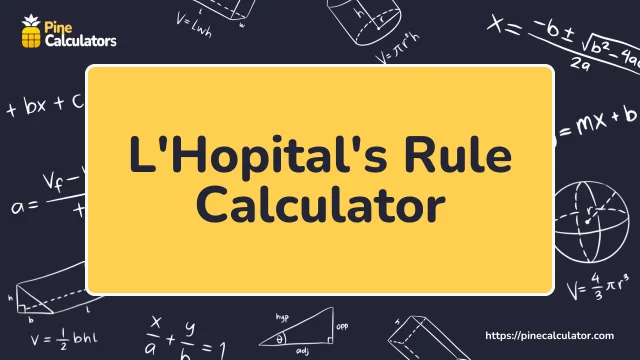 L'Hopital's Rule Calculator with Steps