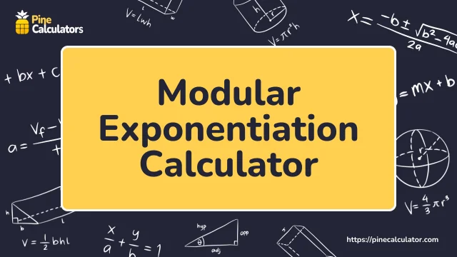 Modular Exponentiation Calculator with Steps