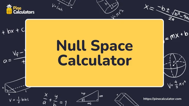 Null Space Calculator