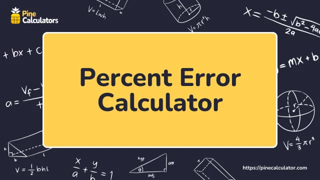 percent error calculator with steps