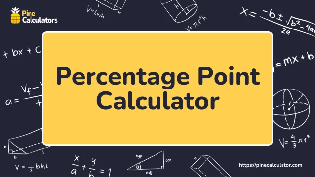 percentage point calculator with steps