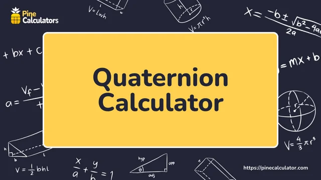 Quaternion Calculator with steps