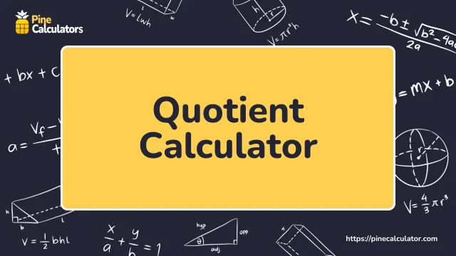 Quotient Calculator with Steps