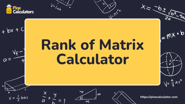 Rank of Matrix Calculator with steps