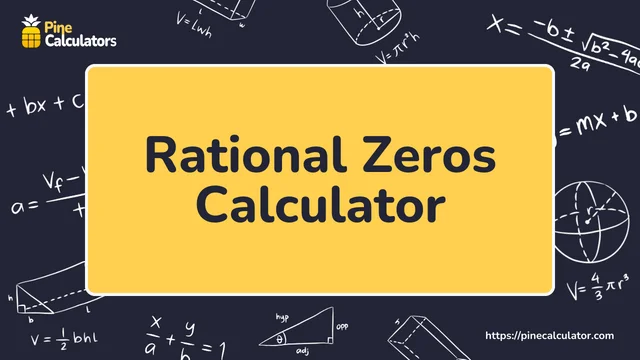 Rational Zeros Calculator with steps