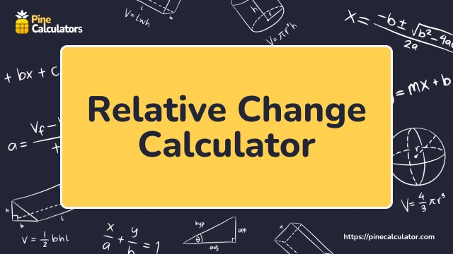 relative change calculator with steps