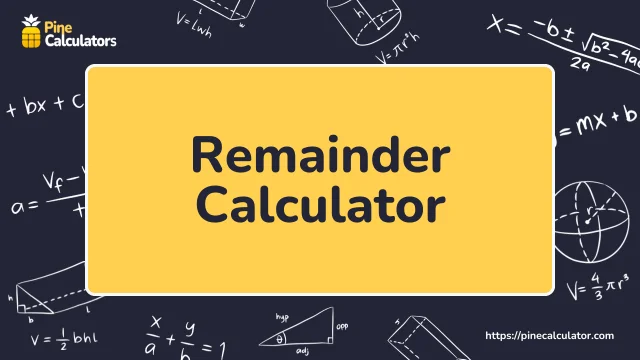 Remainder Calculator with Steps