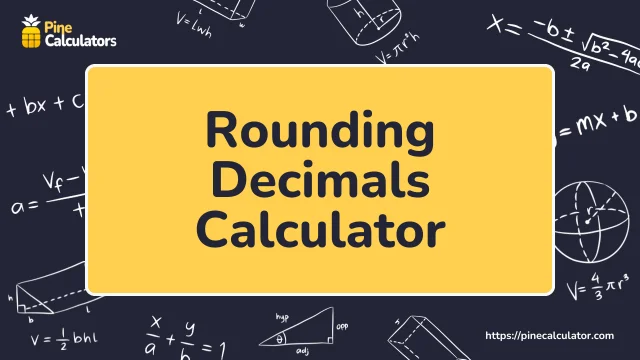 Rounding Decimals Calculator with steps