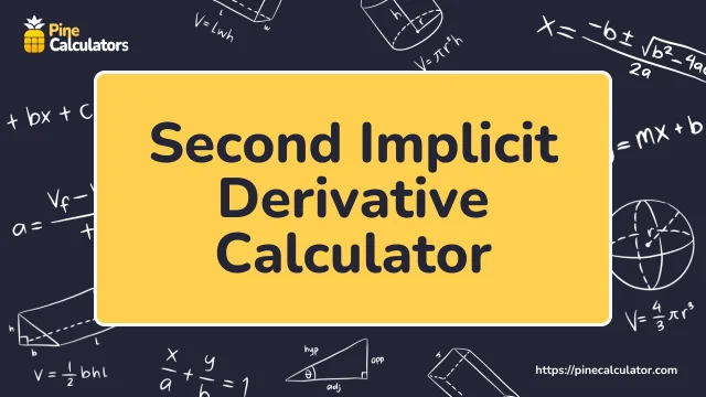 Second Implicit Derivative Calculator with Steps