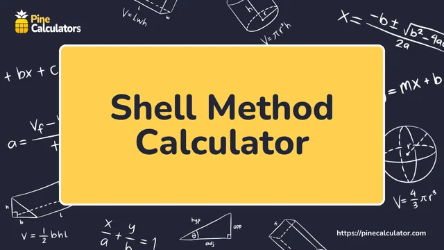 Shell Method Calculator with Steps