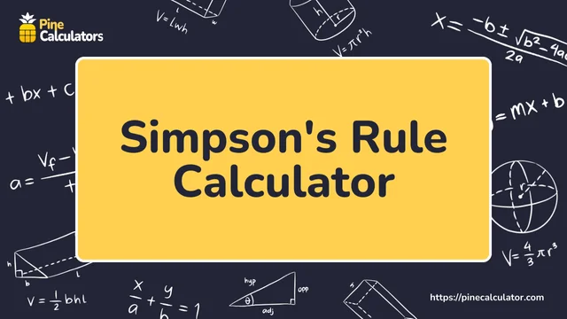 Simpson's Rule Calculator with Steps