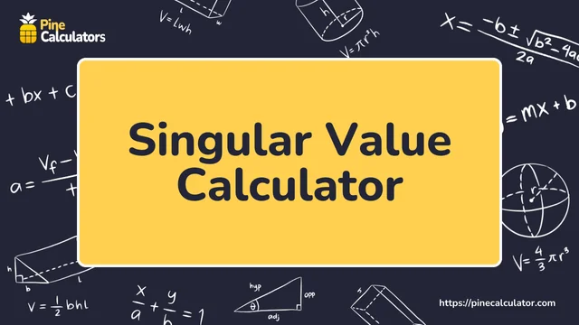 Singular Value Calculator with Steps