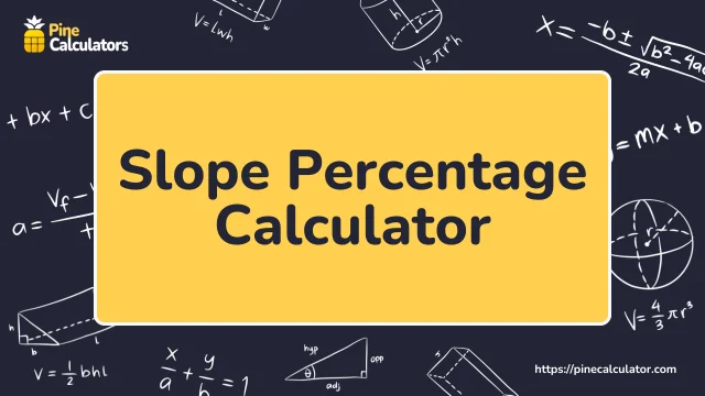 slope percentage calculator with steps