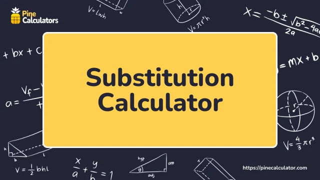 substitution calculator with steps