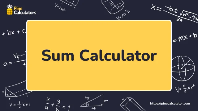 Sum Calculator with steps