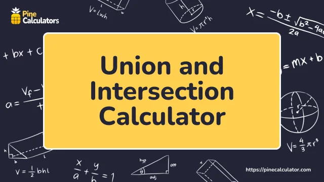 union and intersection calculator with steps