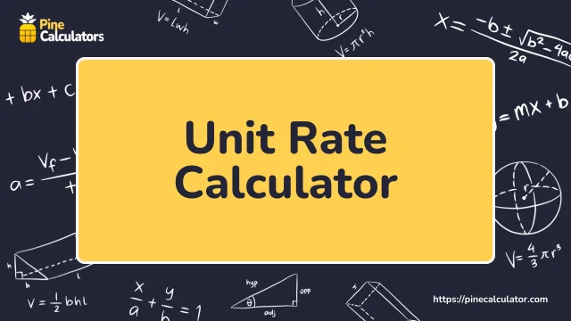 Unit Rate Calculator with Steps