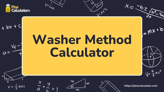 Washer Method Calculator with Steps